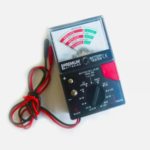 Premium Batteries Battery Tester for A AAA C D N Coin Cell 1.5V 3V 6V 9V 12V 15V Premium Batteries Battery Tester for A AAA C D N Coin Cell 1.5V 3V 6V 9V 12V 15V