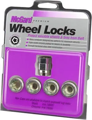 McGard 24011 Cone Seat- Under Hub Cap Wheel Lock Set (7/16"-20)
