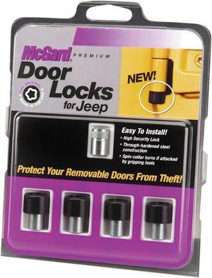 McGard 76060 Jeep Wrangler 4 Door Lock Set (M6 x 1.0)