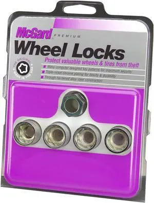 MCGARD Zinc Oxide 14 mmx2.00 Thread Cone Seat Premium Wheel Lock 4 pc P/N 24024