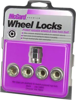 McGard 24010 Cone Seat- Under Hub Cap Wheel Lock Set (1/2"-20)