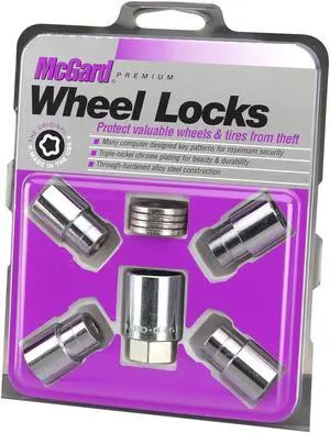 McGard 21153 Chrome Regular Shank Wheel Lock Set (M12 x 1.25)