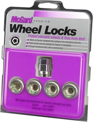 MCGARD Zinc Oxide 14 mmx1.50 Thread Cone Seat Premium Wheel Lock 4 pc P/N 24019