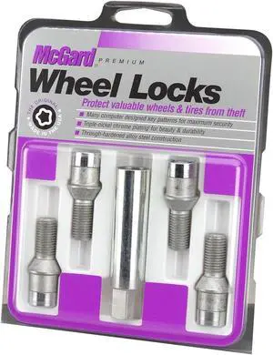 McGard 27201 Chrome Tuner Bolt Style Cone Seat Wheel Lock Set (M14 x 1.5)