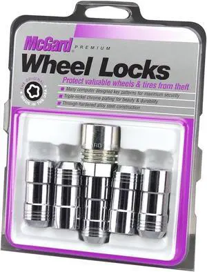 McGard 24510 Chrome Cone Seat Wheel Lock Set (M14 x 1.5)
