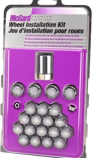 McGard 84557CN Chrome Cone Seat Wheel Installation Kit; 5 Lug (M12 x 1.5)