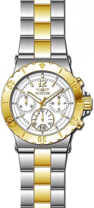 Invicta Women's 14855 Specialty Quartz Chronograph White Dial  Watch
