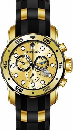 Invicta Men's 17885 Pro Diver Quartz Multifunction Gold Dial Watch