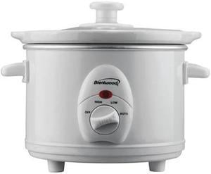 Brentwood Select SC-157W 7 Quart Slow Cooker, White - Brentwood