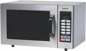Used  Very Good Panasonic 1000 Watts 1000W Comercial Microwave Prog NE1054F Silver