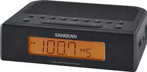 Sangean RCR-5 AM FM Digit Tuning Clock Radio, Black