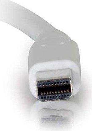 C2G 54414 Mini DisplayPort Extension Cable M/F - Digital Audio Video, White (6 Feet, 1.82 Meters)