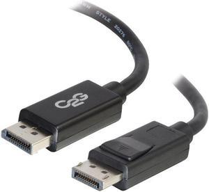 C2G / Cables to Go 54401 DisplayPort Cable with Latches Male to Male, Black (6 Feet)