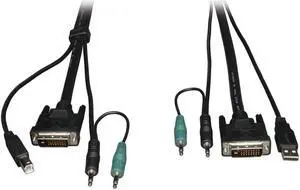 Tripp Lite 15Ft Cable Kit For Secure Dvi / Usb / Audio Kvm Switches