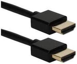 QVS 6ft High Speed HDMI UltraHD 4K with Ethernet Thin Flexible Cable