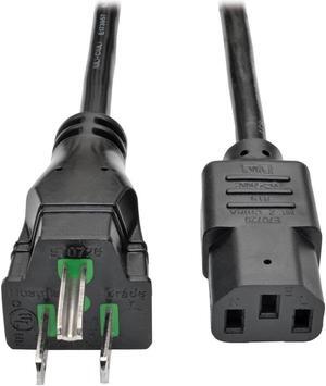Tripp Lite Model P006-003-HG10 3 ft. HospHospital-Grade Computer Power Cord, 10A, 18 AWG (NEMA 5-15P to IEC-320-C13)