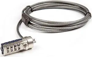 Targus DEFCON® Trapezoid Serialized Combo Cable Lock - 1 Pack - ASP66GLX-S