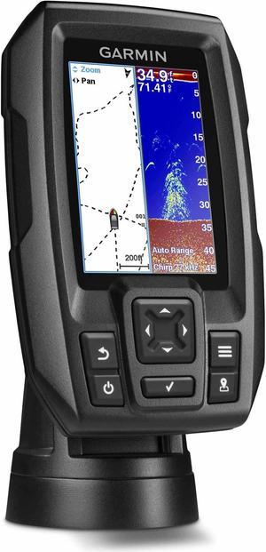 Garmin Striker 4 3.5 Chirp Fishfinder GPS (010-01550-00) with Protective  Cover