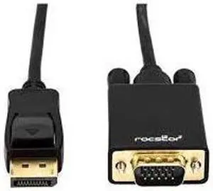 Rocstor Y10C155-B1 6Ft Displayport To Dvi-D Cable Supports 4Kx2K 30Hz M/M