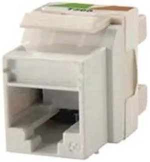 Hubbell SFLCSBW LC Duplex Standard Keystone Adapter Zirconia Hubbell SFLCSBW LC Duplex Standard Keystone Adapter Zirconia