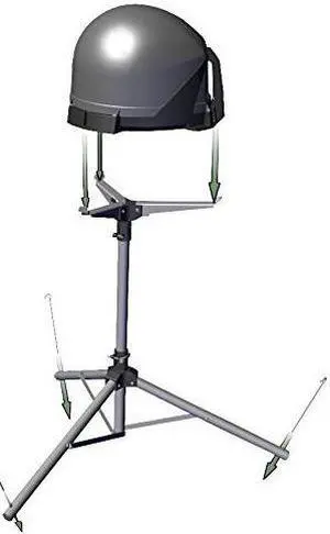 KING TR1000 Tripod Mount for Tailgater (VQ4400 & VQ4500) and Quest (VQ4100) KING Portable Satellite Antenna KING TR1000 Tripod Mount for Tailgater (VQ4400 & VQ4500) and Quest (VQ4100) KING Portable Satellite Antenna