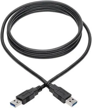 Tripp Lite U325-006 USB 3.0 SuperSpeed A/A Cable (M/M), Black, 6 ft.
