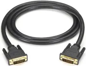 Black Box DVI-I-DL-010M Box Dvi-I Dual-Link Cable, Male To Male, 10-M (32.8-Ft.) - Dvi For Video Device - 32.80 Ft - 1 X Dvi-I (Dual-Link) Male Video - 1 X Dvi-I (Dual-Link) Male Video - Gold Plated