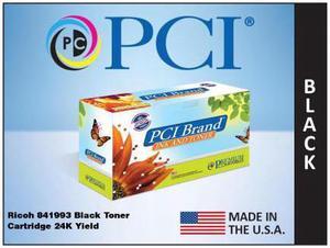 PCI - PCI RICOH 841993, 842124 BLACK TONER CARTRIDGE 24K YIELD GSA & TAA COMPLIANT FOR