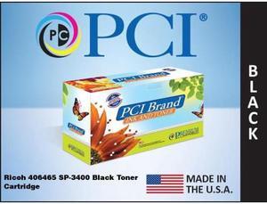 Pci Ricoh 406465 Sp-3400 Black Toner Ctg