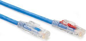 GigaBase 3 CAT5e 350-MHz Lockable Patch Cable (UTP), Blue, 15-ft. (4.5-m)