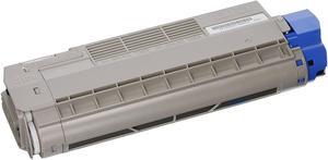 Oki Original Toner Cartridge - Cyan - LED - 6000 Pages - 1 Each