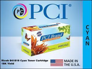 PCI 841816-PCI PCI RICOH 841816 CYAN TONER CARTRIDGE