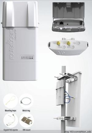 MikroTik - RB911G-5HPACD-NB - NetBox 5 with 5GHz 802.11ac 2x2 Dual Chain Wireless Radio with 2x RP-SMA connectors,