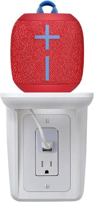 Ultimate Ears WONDERBOOM 2 Portable Speaker with Wall Shelf and Wall Plug