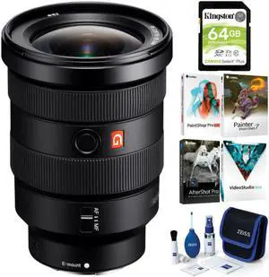 Sony Alpha FE 16-35mm f/2.8 GM Wide-Angle Zoom Lens with Accessory Bundle