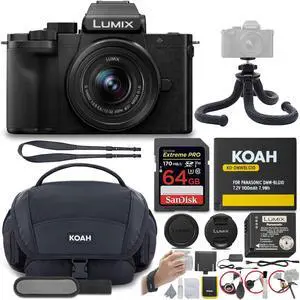 Panasonic LUMIX G100 4K Mirrorless Vlogging Camera with 12-32mm Lens Bundle