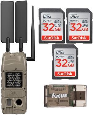 Cuddeback CuddeLink Cell Trail Camera (Verizon) with 32GB SD Cards and Reader