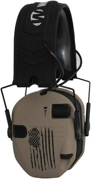 Walkers Razor Digital Electronic Ear Muff (US Flag-FDE)