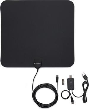 Knox Gear Ultra Thin Digital HDTV Antenna with built-in detachable Amplifier