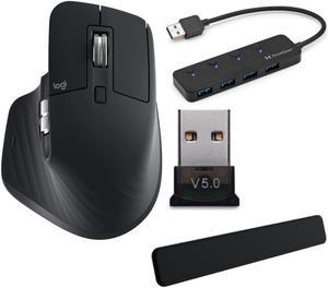 Logitech MX Master 3S Performance Wireless Mouse Black with Accessories