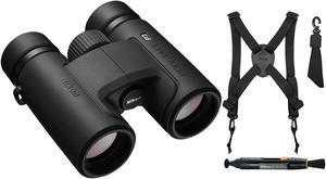 Nikon Prostaff P7 8X42 Binoculars with Harness and Lens Pen Cleaning System