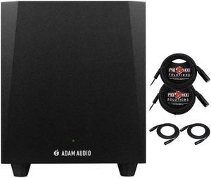 Adam Audio T10S 10-Inch Powered Studio Subwoofer with Accessory Bundle