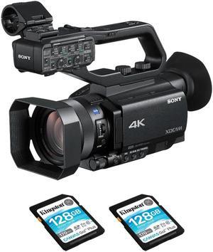 Sony PXW-Z90V Compact XDCAM Camcorder with 128GB SDXC Memory Card (2-Pack)