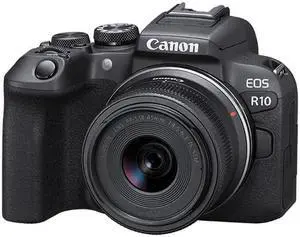 Canon EOS R10 Mirrorless Camera with RF-S 18-45mm Lens Kit