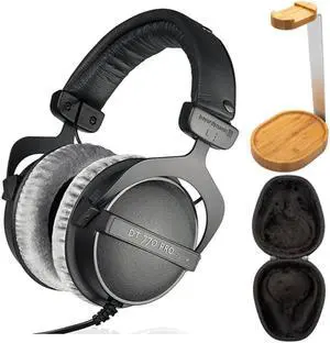 Beyerdynamic DT 770 PRO Headphones (250 Ohm) with Case and Stand Bundle