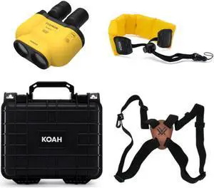 Fujifilm TS-X 1440 Techno Stabi Binoculars with Softcase (Yellow) Bundle