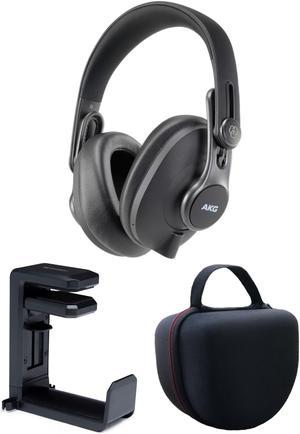 AKG K371-BT Bluetooth Closed-Back Foldable Studio Headphones Bundle