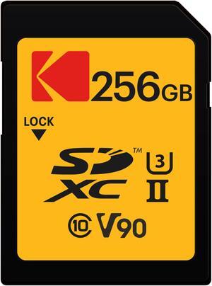 Kodak SDXC 256GB UHS-II U3 V90 Ultra Pro Memory Card