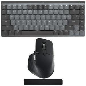 Logitech MX Mechanical Mini Tactile Keyboard with Wireless Mouse Bundle