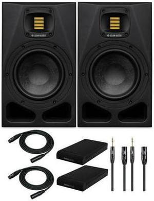 Adam Audio A7V Powered Two-Way Studio Monitor (2-Pack) Bundle